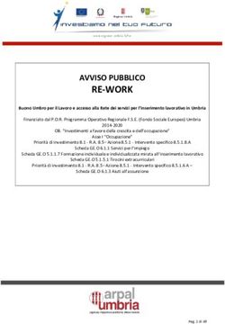 RE-WORK AVVISO PUBBLICO - ARPAL Umbria