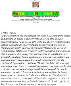 PENSIERI IN LIBERTA' - Istituto Comprensivo Roccadspide