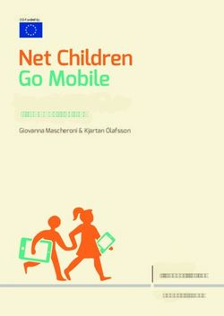 Risks and opportunities. Second edition - Giovanna Mascheroni & Kjartan Ólafsson - Net Children Go ...