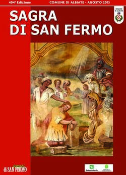 SAGRA DI SAN FERMO COMUNE DI ALBIATE - AGOSTO 2013