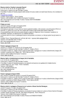 EVENTI info: tel. 0541 53399 - www.riminiturismo.it - Rimini turismo