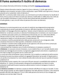 Il Fumo aumenta il rischio di demenza - Tobacco endgame