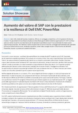 Aumento del valore di SAP con le prestazioni e la resilienza di Dell EMC PowerMax