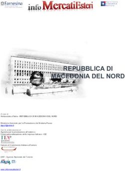 REPUBBLICA DI MACEDONIA DEL NORD - infoMercatiEsteri