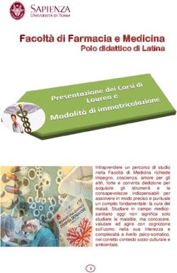 Facoltà di Farmacia e Medicina - Polo didattico di Latina - IIS "GOBETTI - DE LIBERO"