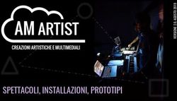 SPETTACOLI, INSTALLAZIONI, PROTOTIPI - AM Artist