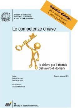 Le competenze chiave la chiave per il mondo del lavoro di domani - ed istituti professionali