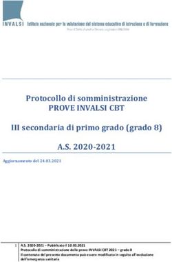 PROVE INVALSI CBT Protocollo di somministrazione