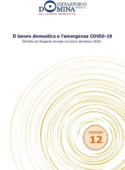 Il lavoro domestico e l'emergenza COVID-19 - Associazione ...