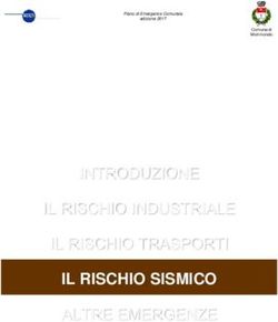IL RISCHIO SISMICO INTRODUZIONE IL RISCHIO INDUSTRIALE IL RISCHIO TRASPORTI ALTRE EMERGENZE