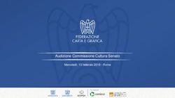 Audizione Commissione Cultura Senato - Mercoled&igrave;, 13 febbraio 2019 - Roma