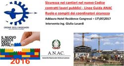 Sicurezza nei cantieri nel nuovo Codice contratti lavori pubblici - Linee Guida ANAC Ruolo e compiti dei coordinatori sicurezza - Addaura Hotel ...