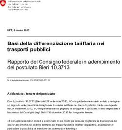 Rapporto del Consiglio federale in adempimento del postulato Bieri 10.3713