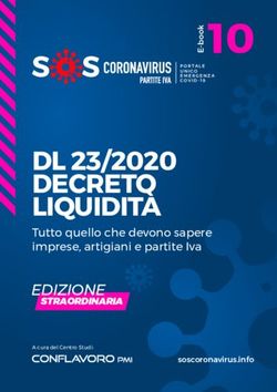 10E DL 23/2020 DECRETO LIQUIDITÀ - EDIZIONE - Conflavoro