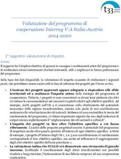 Valutazione del programma di cooperazione Interreg V-A Italia-Austria 2014-2020