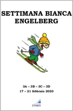 SETTIMANA BIANCA ENGELBERG 17 - 21 febbraio 2020 - Scuola Media Stabio