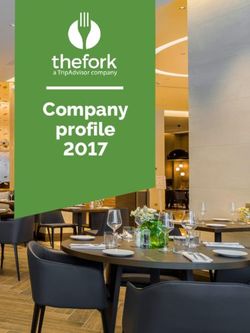 Company profile 2017 - TheFork
