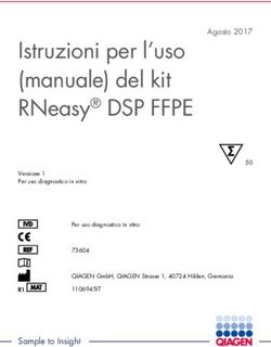 Istruzioni per l'uso (manuale) del kit RNeasy DSP FFPE - Agosto 2017