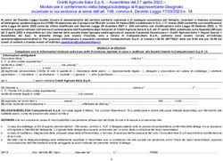 Cr&eacute;dit Agricole Italia S.p.A - Assemblea del 27 aprile 2022 - Modulo per il conferimento della delega/subdelega al Rappresentante Designato ...