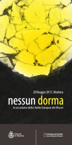 20 Maggio 2017, Modena - in occasione della Notte Europea dei Musei - Comune di Modena