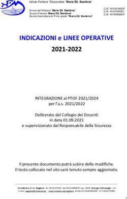 INDICAZIONI e LINEE OPERATIVE - 2021-2022 INTEGRAZIONE al PTOF 2021/2024 per l'a.s. 2021/2022 Deliberato dal Collegio dei Docenti in data ...