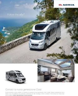 Follow the sky! - Conosci la nuova generazione Coral - Adria Mobil