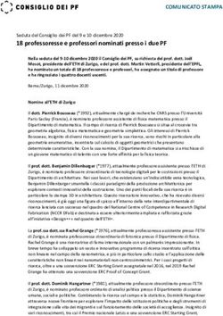 18 professoresse e professori nominati presso i due PF - Der ...