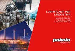 LUBRIFICANTI PER L'INDUSTRIA INDUSTRIAL LUBRICANTS