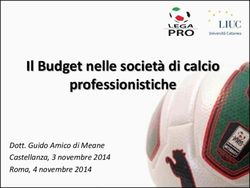 Il Budget nelle società di calcio professionistiche - Dott. Guido Amico di Meane Castellanza, 3 novembre 2014 Roma, 4 novembre 2014