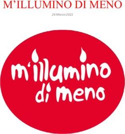 M'ILLUMINO DI MENO 26 Marzo 2021 - Comune di Ospitaletto