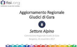 Aggiornamento Regionale Giudici di Gara - Settore Alpino Commissione Regionale Giudici di Gara - Fisi Alpi Centrali