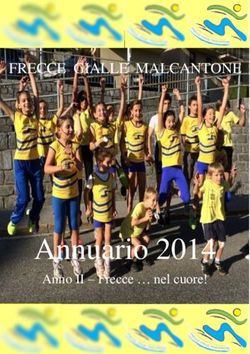 Annuario 2014 - FRECCE GIALLE MALCANTONE - Anno II - Frecce nel cuore!