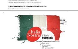 IL PIANO PAESAGGISTICO DELLA REGIONE ABRUZZO - Seconda sessione tematica: L'ATTACCO AL PAESAGGIO