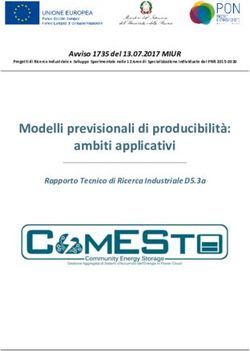 Modelli Previsionali Di Producibilità: Ambiti Applicativi - Comesto