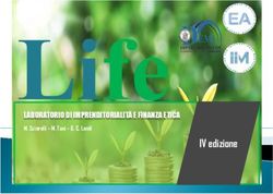 IV edizione LABORATORIO DI IMPRENDITORIALITÀ E FINANZA ETICA - M. Sciarelli - M. Tani - G. C. Landi - Dipartimento di Economia ...