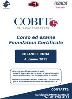 Corso ed esame Foundation Certificate - MILANO E ROMA