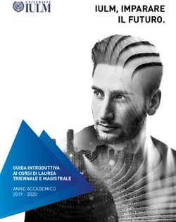 IULM, IMPARARE IL FUTURO - GUIDA INTRODUTTIVA AI CORSI DI LAUREA TRIENNALE E MAGISTRALE - Catania