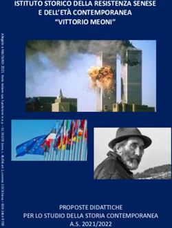 ISTITUTO STORICO DELLA RESISTENZA SENESE E DELL'ETÀ CONTEMPORANEA "VITTORIO MEONI" - PROPOSTE DIDATTICHE PER LO STUDIO DELLA STORIA CONTEMPORANEA ...