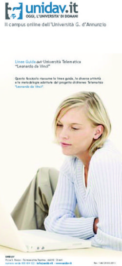 Il campus online dell'Università G. d'Annunzio