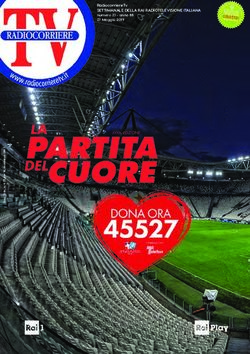 RadiocorriereTv SETTIMANALE DELLA RAI RADIOTELEVISIONE ITALIANA