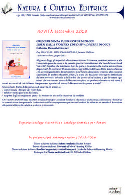 Crescere senza punizioni nÉ minacce - LIBERI DALLA VIOLENZA EDUCATIVA DI IERI E DI OGGI