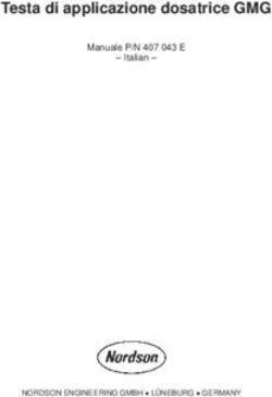 Testa di applicazione dosatrice GMG - Manuale P/N 407 043 E - Italian
