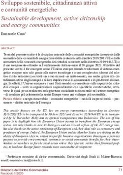 Sviluppo sostenibile, cittadinanza attiva e comunit&agrave; energetiche Sustainable development, active citizenship and energy communities