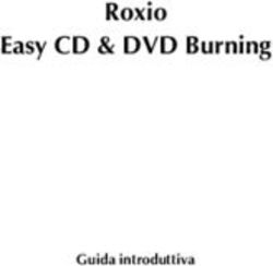 Roxio Easy CD & DVD Burning - Guida introduttiva