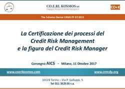 La Certificazione dei processi del Credit Risk Management e la figura del Credit Risk Manager - aicsweb.it