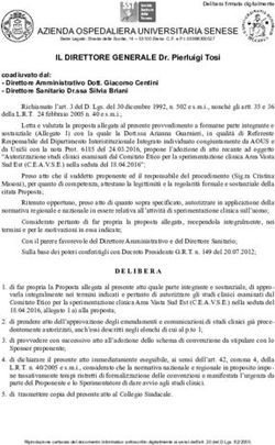 AZIENDA OSPEDALIERA UNIVERSITARIA SENESE - IL DIRETTORE ...