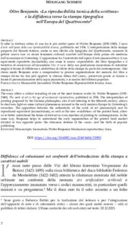 Oltre Benjamin. "La riproducibilit&agrave; tecnica della scrittura" e la diffidenza verso la stampa tipografica nell'Europa del Quattrocento