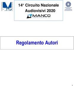 Regolamento Autori - 14 Circuito Nazionale Audiovisivi 2020 - Fiaf