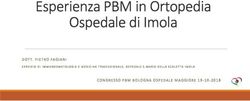 Esperienza PBM in Ortopedia Ospedale di Imola - Salute ...