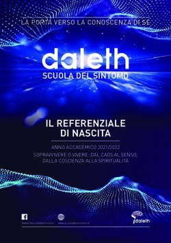 IL REFERENZIALE DI NASCITA - SCUOLA DEL SINTOMO LA PORTA VERSO LA CONOSCENZA DI S&Eacute;